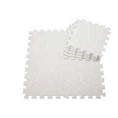 KIK EVA Pěnový koberec 60x60 cm - 4 ks, bílá, KX7462