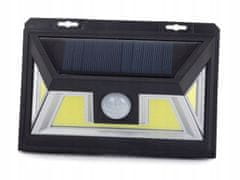 Verk 01389 Nástěnné solární svítidlo s pohybovým senzorem - 74 LED COB