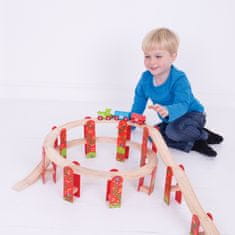 InnoVibe Bigjigs Rail Víceúrovňový set kolejí