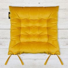 Eurofirany Velvet Chair Pillow" 40x40x6 cm Mustard "