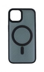 TopQ Kryt Magnetic Carbon iPhone 13 pevný tmavý 86989