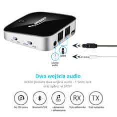 AUDIOCORE Bluetooth adaptér 2v1 přijímač i vysílač AC830