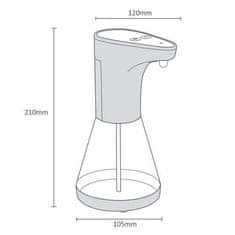 ProMedix Automatický dávkovač tekutého mýdla Promedix PR-530 480 ml 70138