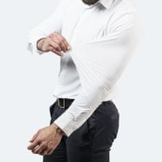 Cool Mango Muška elegantní elastická košile, která se nezmačká - Shirty, Černá, L-XL