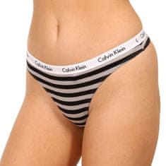 Calvin Klein 3PACK dámská tanga nadrozměr vícebarevné (QD3800E-658) - velikost XXXL