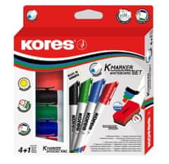 Kores Sada Kores K-marker - sada 4 ks + houba