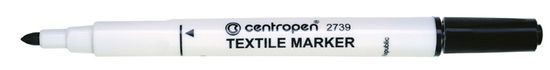 Centropen Značkovač Centropen 2739 na textil - černá