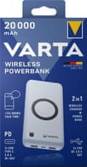 Varta bezdrátová powerbanka Portable Wireless, 20000mAh