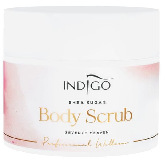 Indigo Body Scrub Seventh Heaven - cukrový tělový peeling, 300 g