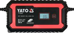 YATO Nabíječka s LCD displejem 6V / 2A, 12V / 10A