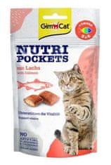 GimCat Nutri Pockets s lososem 60 g