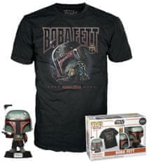 Funko POP & Tee: Star Wars - Bobba Fett (velikost trička L)