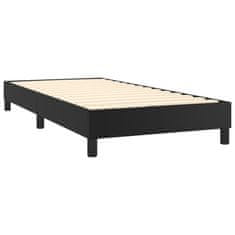 Vidaxl Box spring postel černá 100 x 200 cm umělá kůže