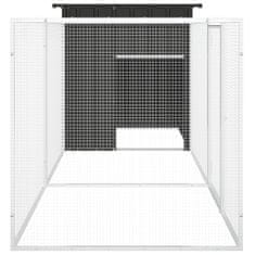 Petromila Klec pro kuřata antracitová 300 x 91 x 100 cm pozinkovaná ocel