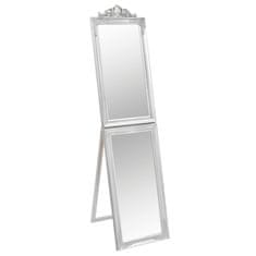 Vidaxl Volně stojící zrcadlo stříbrné 50 x 200 cm