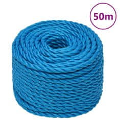 Greatstore Pracovní lano modré 12 mm 50 m polypropylen