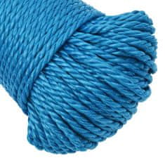 Greatstore Pracovní lano modré 6 mm 250 m polypropylen
