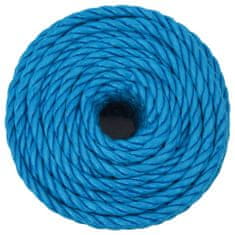 Vidaxl Pracovní lano modré 24 mm 50 m polypropylen