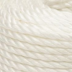 Greatstore Pracovní lano bílé 12 mm 100 m polypropylen