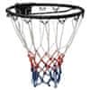 Greatstore Basketbalová obroučka černá 39 cm ocel