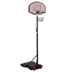 shumee Basketbalový stojan vidaXL, černý, 216-250 cm, polyetylen