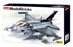 Sluban Army Model Bricks M38-B0891 Falcon Stíhačka M38-B0891