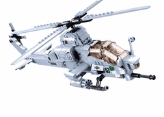 Sluban Army Model Bricks M38-B0838 Bitevní helikoptéra M38-B0838