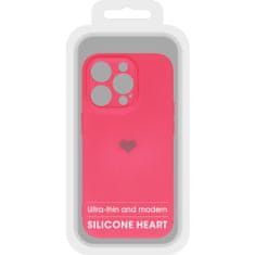 Vennus Kryt Vennus Heart Silicone pro Apple iPhone 14 Pro , design 1 fuchsia