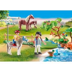 Playmobil Jizda na poníkovi , Jezdecký dvůr, 55 dílků, 70512