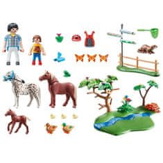 Playmobil Jizda na poníkovi , Jezdecký dvůr, 55 dílků, 70512