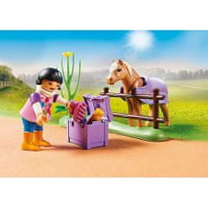 Playmobil Islandský poník , Jezdecký dvůr, 26 dílků, 70514