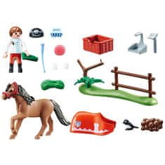 Playmobil Poník Connemara , Jezdecký dvůr, 22 dílků | 70516