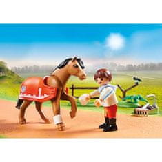 Playmobil Poník Connemara , Jezdecký dvůr, 22 dílků | 70516