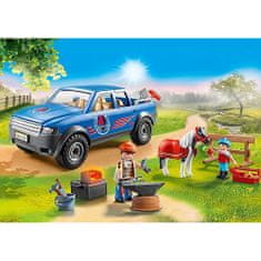 Playmobil Mobilní kovář , Jezdecký dvůr, 51 dílků | 70518