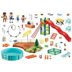 Playmobil Bazénová party , Život ve městě, 159 dílků |70987