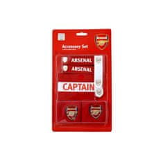 FOREVER COLLECTIBLES Accessorries set ARSENAL FC ( 2x potítko, kapitánská páska, 2x držák chráničů)