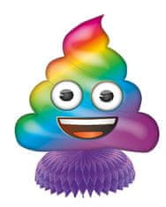 Unique Dekorační sada výzdob Emoji Rainbow Fun 7ks