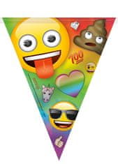 Unique Dekorační sada výzdob Emoji Rainbow Fun 7ks