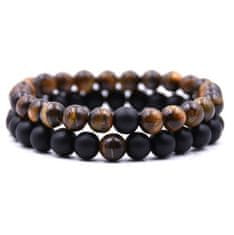 onHand.cz Náramek pro páry tiger eye