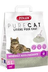 Zolux Podestýlka PURECAT antibacterial scent clump 5l