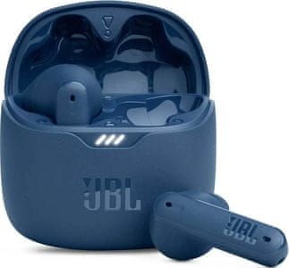 moderní sluchátka do uší jbl tune flex Bluetooth technologie handsfree funkce mobilní aplikace anc potlačení hluku nabíjecí box skvělý zvuk