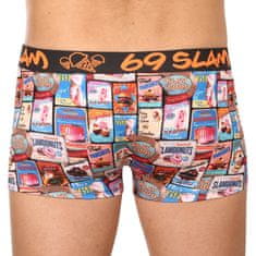 69 SLAM Pánské boxerky hip vintage food sign (MSYVFS-PO) - velikost XL