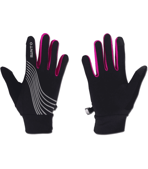 Runto Běžecké Rukavice WARRIOR Pink-XS-S