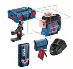 Bosch BOSCH LASER LINIOWY 3-PŁASZCZYZNOWY GLL 3-80 C + UCHWYT BM 1 + ODBIORNIK LR7 L-BOXX