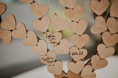 Woodener.com Svatební kniha hostů - strom života