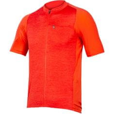 Endura Dres GV500 Reiver S/S E5085 - pánské, krátký, červený - Velikost S