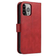 OEM Magnet Case elegantní knížkové pouzdro na Samsung Galaxy S23 5G Red