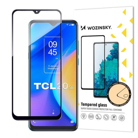 WOZINSKY Wozinsky ochranné tvrzené sklo pro TCL 20 SE - Černá KP25150