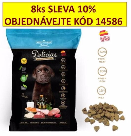 PET Delicias Dog Puppy Soft poloměkké krmivo 800 g