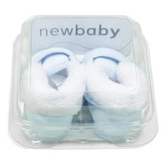 NEW BABY Kojenecké zimní capáčky modré 0-3 m - 0-3 m